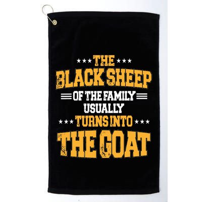 The Black S.H.E.E.P Of The Family Usually Turns Into The Goat Golf Towel