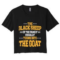 The Black S.H.E.E.P Of The Family Usually Turns Into The Goat Crop Top