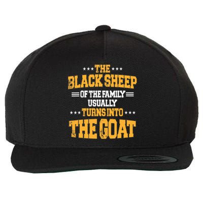 The Black S.H.E.E.P Of The Family Usually Turns Into The Goat Wool Snapback Cap