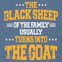 The Black S.H.E.E.P Of The Family Usually Turns Into The Goat Garment-Dyed Sweatshirt
