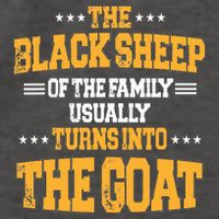 The Black S.H.E.E.P Of The Family Usually Turns Into The Goat Vector Backpack