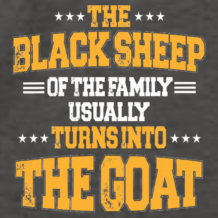 The Black S.H.E.E.P Of The Family Usually Turns Into The Goat Vector Backpack