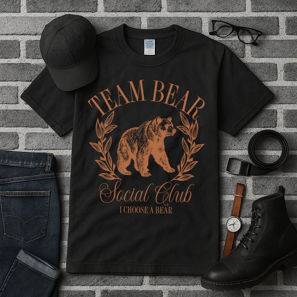Team Bear Social Club I Choose The Bear Tall T-Shirt