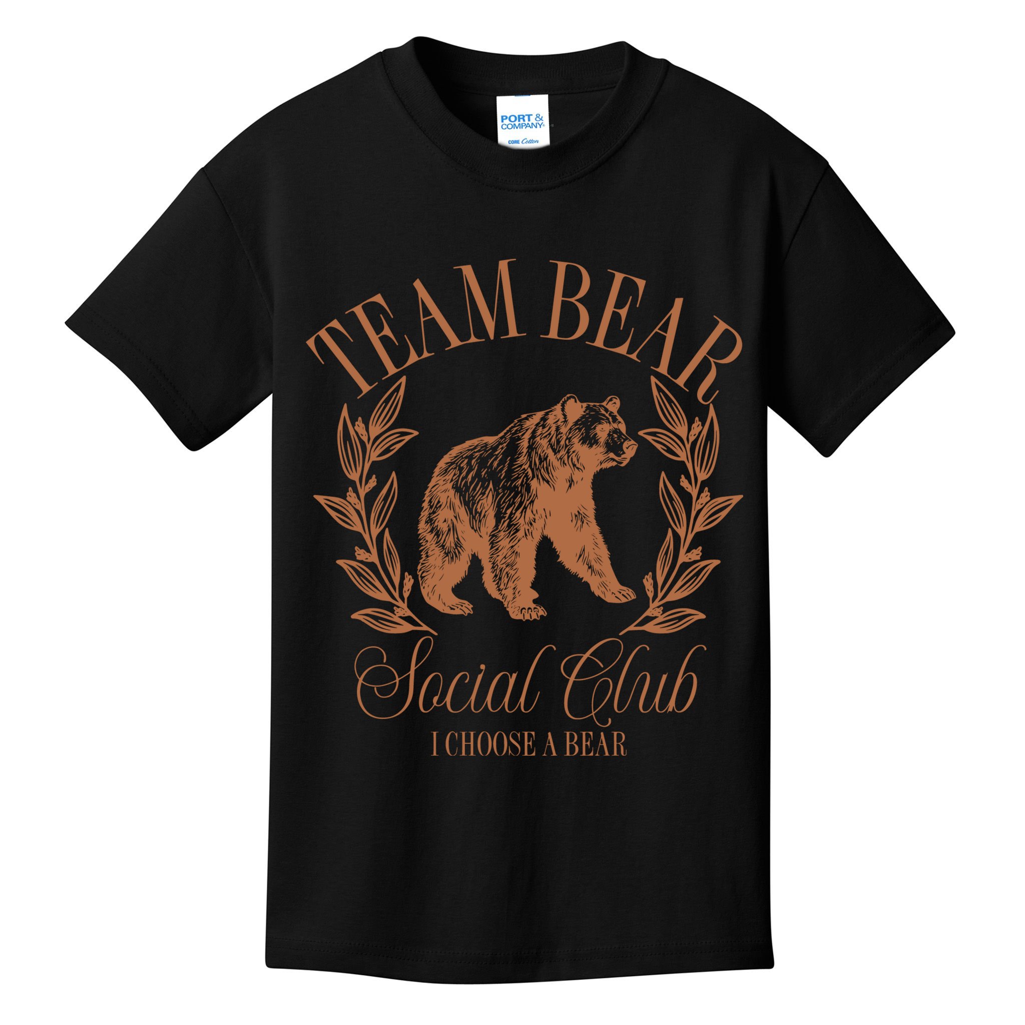 Team Bear Social Club I Choose The Bear Kids T-Shirt
