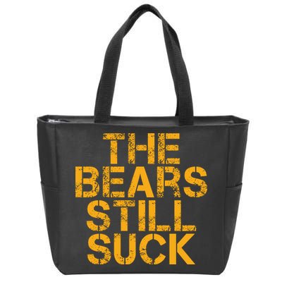 The Bears Still Suck Green Bay TShirt Zip Tote Bag