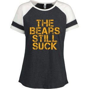 The Bears Still Suck Green Bay TShirt Enza Ladies Jersey Colorblock Tee