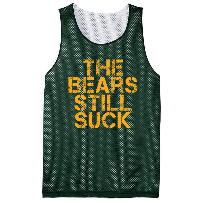 The Bears Still Suck Green Bay TShirt Mesh Reversible Basketball Jersey Tank