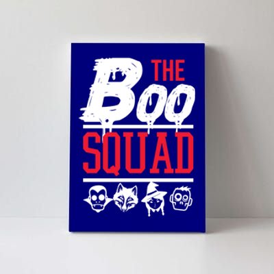 The Boo Squad Not Scary Halloween Ghosts Goblins Monsters Gift Canvas