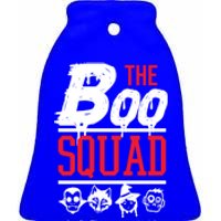 The Boo Squad Not Scary Halloween Ghosts Goblins Monsters Gift Ceramic Bell Ornament