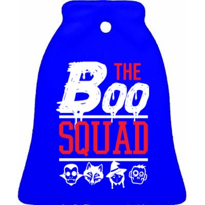 The Boo Squad Not Scary Halloween Ghosts Goblins Monsters Gift Ceramic Bell Ornament