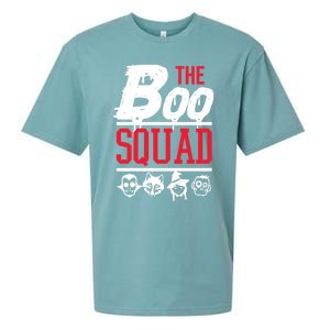 The Boo Squad Not Scary Halloween Ghosts Goblins Monsters Gift Sueded Cloud Jersey T-Shirt