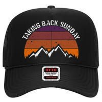 T.A.K..I.N.G. B.A.C.K S.U.N.D.A.Y Ices Creams Sundaed High Crown Mesh Back Trucker Hat