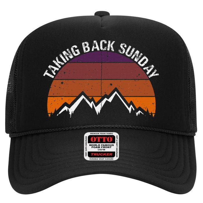 T.A.K..I.N.G. B.A.C.K S.U.N.D.A.Y Ices Creams Sundaed High Crown Mesh Back Trucker Hat