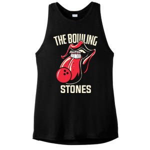 The Bowling Stones Bowling Ladies PosiCharge Tri-Blend Wicking Tank