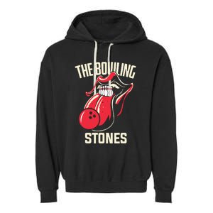 The Bowling Stones Bowling Garment-Dyed Fleece Hoodie