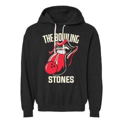 The Bowling Stones Bowling Garment-Dyed Fleece Hoodie