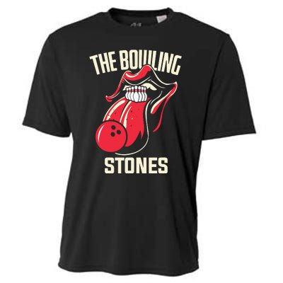 The Bowling Stones Bowling Cooling Performance Crew T-Shirt