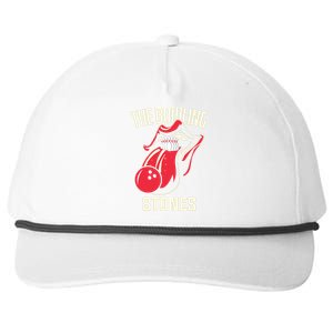 The Bowling Stones Bowling Snapback Five-Panel Rope Hat