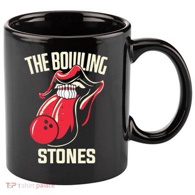 The Bowling Stones Bowling 11oz C Handle Ceramic Mug