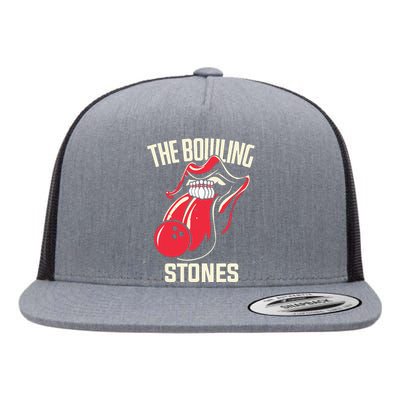 The Bowling Stones Bowling Flat Bill Trucker Hat