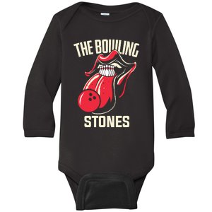 The Bowling Stones Bowling Baby Long Sleeve Bodysuit