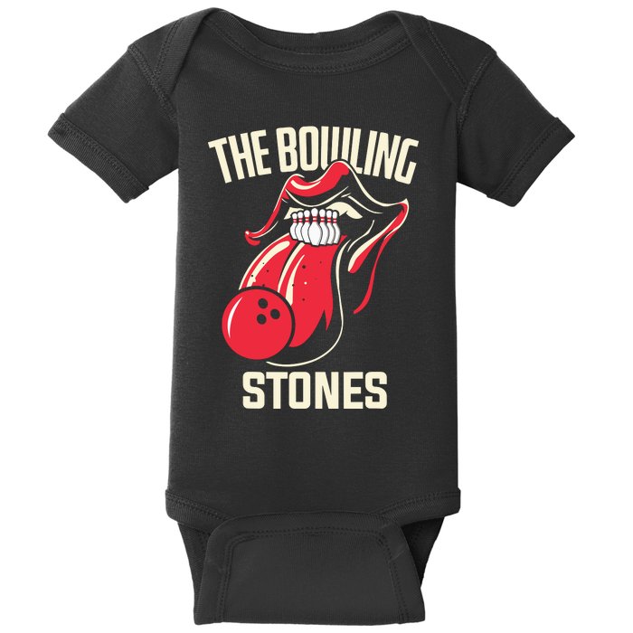 The Bowling Stones Bowling Baby Bodysuit