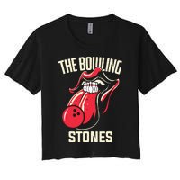 The Bowling Stones Bowling Women's Crop Top Tee