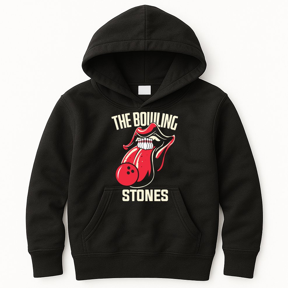 The Bowling Stones Bowling Kids Hoodie
