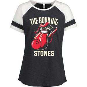 The Bowling Stones Bowling Enza Ladies Jersey Colorblock Tee