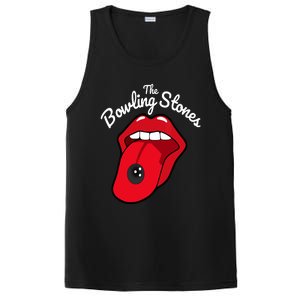 The Bowling Stones Amusing Funny Best Bowling Team PosiCharge Competitor Tank