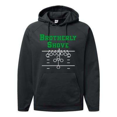 The Brotherly Shove Philadelphia Eagle Football Performance Fleece Hoodie