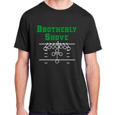 The Brotherly Shove Philadelphia Eagle Football Adult ChromaSoft Performance T-Shirt