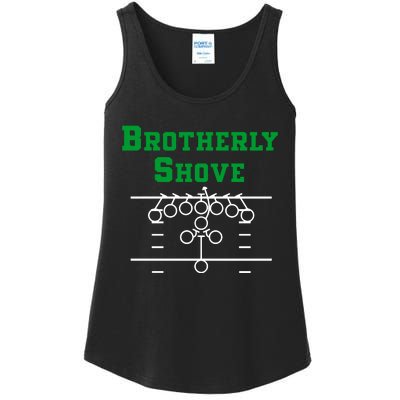 The Brotherly Shove Philadelphia Eagle Football Ladies Essential Tank