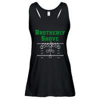 The Brotherly Shove Philadelphia Eagle Football Ladies Essential Flowy Tank