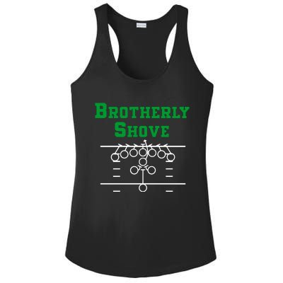 The Brotherly Shove Philadelphia Eagle Football Ladies PosiCharge Competitor Racerback Tank