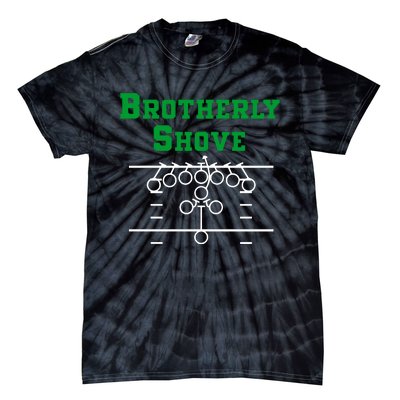 The Brotherly Shove Philadelphia Eagle Football Tie-Dye T-Shirt