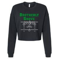 The Brotherly Shove Philadelphia Eagle Football Cropped Pullover Crew