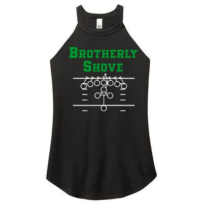 The Brotherly Shove Philadelphia Eagle Football Women’s Perfect Tri Rocker Tank