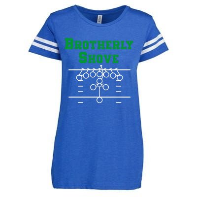 The Brotherly Shove Philadelphia Eagle Football Enza Ladies Jersey Football T-Shirt