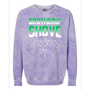 The Brotherly Shove Philadelphia Football Colorblast Crewneck Sweatshirt