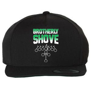 The Brotherly Shove Philadelphia Football Wool Snapback Cap