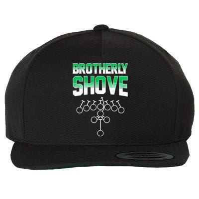 The Brotherly Shove Philadelphia Football Wool Snapback Cap