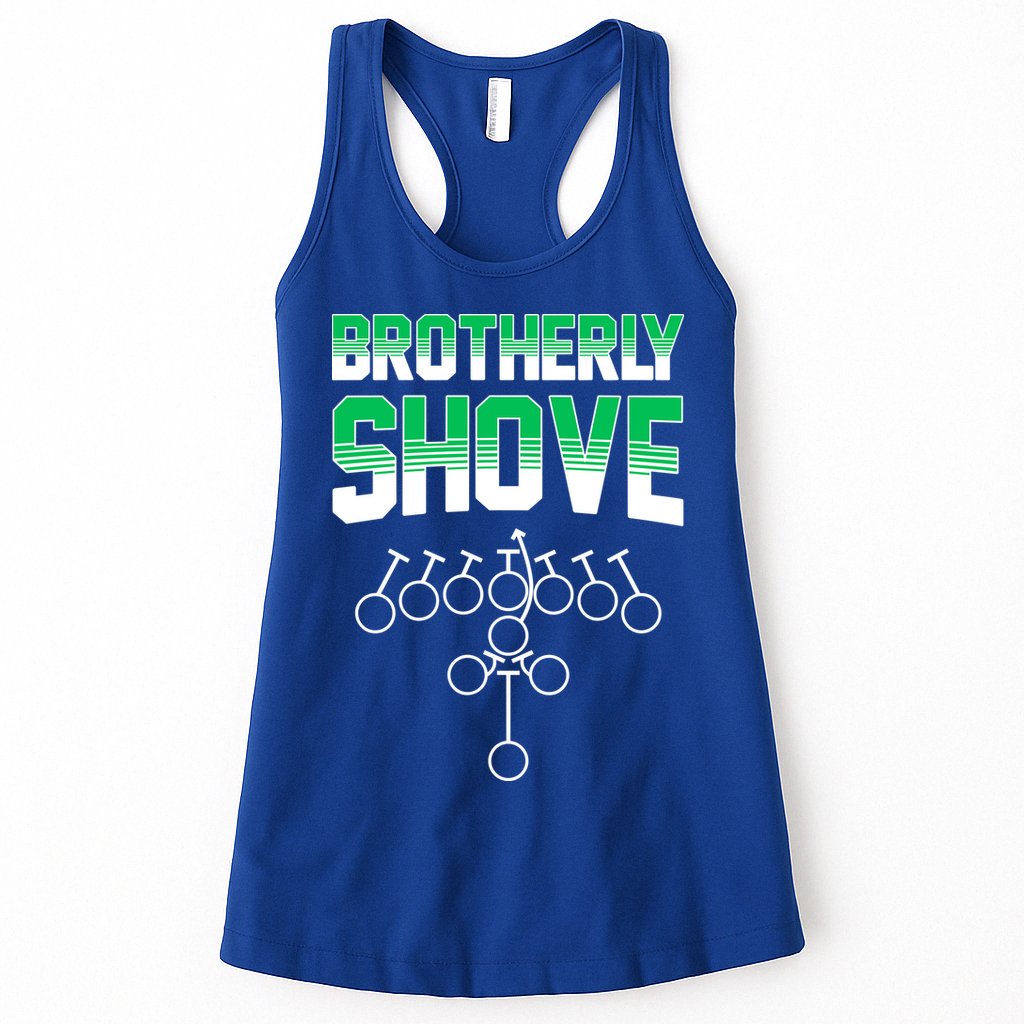 The Brotherly Shove Philadelphia Football Womens Tank Top