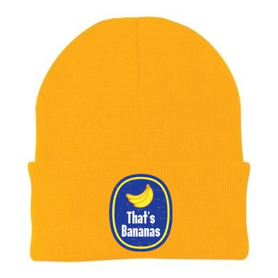 Thats Bananas Sticker Funny Fruit Lazy DIY Halloween Costume Knit Cap Winter Beanie