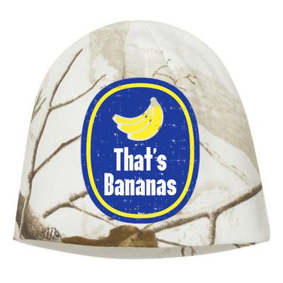 Thats Bananas Sticker Funny Fruit Lazy DIY Halloween Costume Kati - Camo Knit Beanie