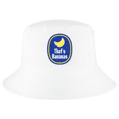 Thats Bananas Sticker Funny Fruit Lazy DIY Halloween Costume Cool Comfort Performance Bucket Hat