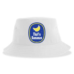 Thats Bananas Sticker Funny Fruit Lazy DIY Halloween Costume Sustainable Bucket Hat