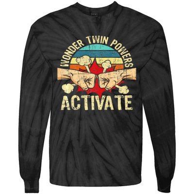 Twin Brother Sister Tie-Dye Long Sleeve Shirt