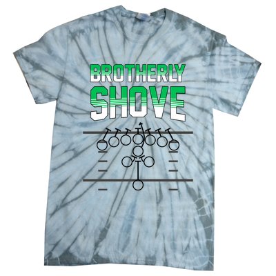 The Brotherly Shove Philadelphia Eagle Football Tie-Dye T-Shirt