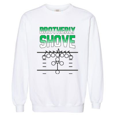 The Brotherly Shove Philadelphia Eagle Football Garment-Dyed Sweatshirt